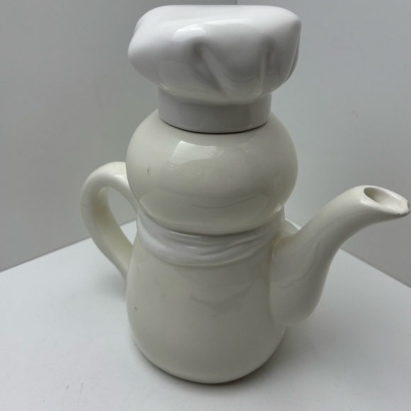 Vintage 1997 Pillsbury Doughboy ceramic teapot with removable hat - Picture 4 of 12